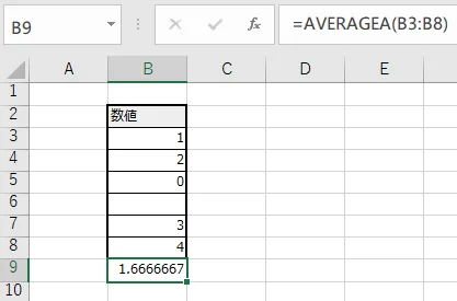 空白文字列が混入する例