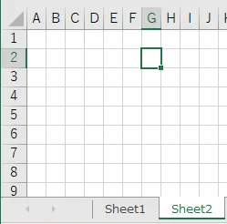 罫線の削除の場合の実行結果